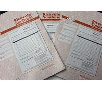 Multiart Blocchi Ricevute Sanitarie a 2 copie 50x2 formato 22.5x14.8 cm 10 pezzi