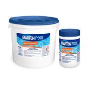 Marten Triplex CLORO IN PASTIGLIE 200gr MULTIFUNZIONE PER IGIENE ACQUA PISCINA
