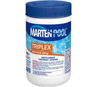 Marten Triplex CLORO IN PASTIGLIE 200gr MULTIFUNZIONE PER IGIENE ACQUA PISCINA