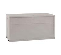 Baule multiuso wood art.163 effetto legno tortora volume 420 lt cm.120x57X36h