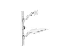 Multibrackets 6817 base e supporto per PC/workstation All-in-One 10,5 kg Bianco 38,1 cm [15] 68,6 [27] (Multibrackets M Workstation monterings) [7350105216817]