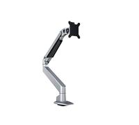 Multibrackets 7167 - Supporto per schermo piatto da scrivania, 81,3 cm (32"), pinza argentata