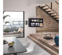 MULTIBRACKETS - Supporto TV da parete con motore e telecomando a distanza. Con braccio girevole di 170°. Rif. MotorSwingArm XL Large