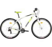 Multibrand Distribution Probike Pro - Bicicletta da 29", 21 marce, da 175 a 190 cm (bianco verde)