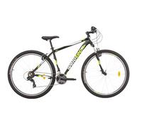 Multibrand Distribution Probike Pro - Bicicletta da 29", 21 marce, da 175 a 190 cm (nero verde)