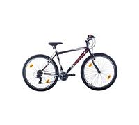 Multibrand Probike PRO 27,5 pollici, mountain bike a 21 marce, da uomo, donna, ragazzo a partire da 170 a 185 cm (nero, rosso opaco)