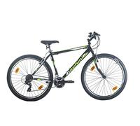 Multibrand Probike PRO 27,5 pollici, mountain bike a 21 marce, da uomo, donna, ragazzo a partire da 170 a 185 cm (nero, verde opaco)