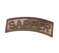Multicam Sapper Army Engineer Shoulder Tab Morale Tactical Hook Patch
