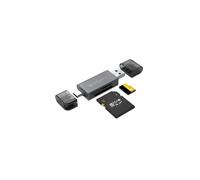 MULTICARD READER ATLANTIS P005-CR32 ALL-IN-1 ESTERNO USB3.0+USB-C SDXC/SDHC/SD,
