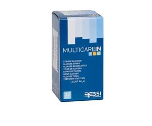 Multicare In Glucosio 25 Strisce