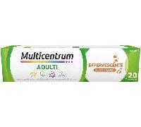 Multicentrum Adulti Effervescente Integratore Alimentare Multivitaminico Vitamina B C D3 Ferro 20 Compresse