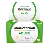 Multicentrum Adulti Multivitaminico Vitamina C B Ferro Zinco, 90cpr -