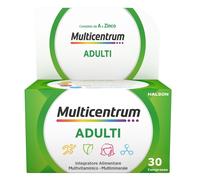 Multicentrum Adulti Multivitaminico Vitamina D B Ferro Zinco, 30cpr 30