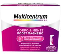 Multicentrum Corpo & Mente, Boost Magnesio Integratore Alimentare per adulti, co