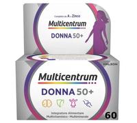 Multicentrum Donna 50+ Integratore Multivitaminico Multiminerale Calcio Ferro Ac