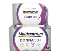 Multicentrum Donna 50+ Integratore Multivitaminico Completo, 100 Compresse