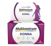 Multicentrum Donna Integratore Alimentare Multivitaminico Vitamina D Calcio Ferro Acido Folico 30Cpr