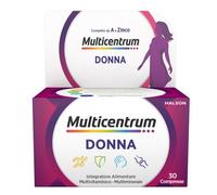 Multicentrum Donna Integratore Alimentare Multivitaminico Vitamina D Calcio Ferro Acido Folico 30Cpr