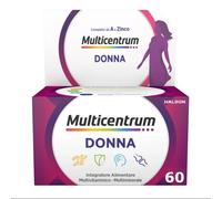 Multicentrum Donna Integratore Alimentare Multivitaminico Vitamina D Calcio Ferro Acido Folico 60Cpr