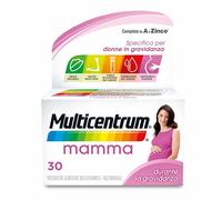 Multicentrum Mamma - Integratore multivitaminico per la gravidanza con acido folico, 30 compresse