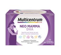 Haleon Integratore Multivitaminico Multicentrum Neo Mamma DHA 30 compresse + 30 capsule molli