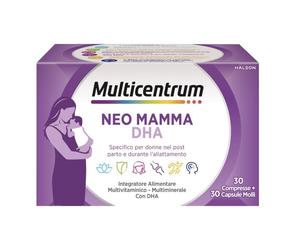 Multicentrum Neo Mamma Dha 30 Compresse + 30 Capsule Molli