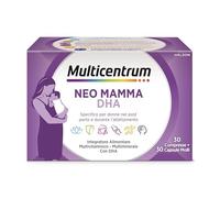 Multicentrum Neo Mamma DHA Integratore Multivitaminico Donna, 60 Cpr