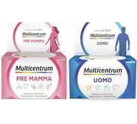 Multicentrum Pre Mamma e Uomo, Integratori Coppia, 30+60 compresse