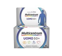 Multicentrum Uomo 50+ Integratore multivitaminico e multiminerale per gli uomini, 30 compresse