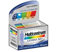 Multicentrum Uomo 50+ - Integratore multivitaminico per il supporto nutrizionale, 30 compresse