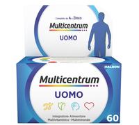 Multicentrum Uomo Integratore Alimentare Multivitaminico Vitamina B D3 A Calcio Magnesio 60 Compresse
