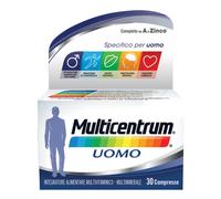 Multicentrum Uomo Integratore Multivitaminico Minerale Vitamina B, 30 Compresse