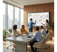 Multiclass Screen LED Touch 75″ Display Interattivo Amber Display interattivo professionale da 75 pollici progettato per collaborazione e formazione,