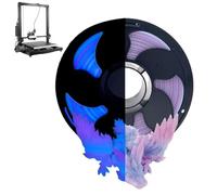 Multicolor 3D Filamento, LED Lights, 11.2 Inches Glowing in the Dark Filament, Standard Printer Ender Spools Accessories for Hobbyists, Professionals, Projects, Strong, Flessibile