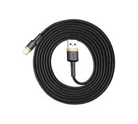 (Multicolor, Black Gold) Cavo di ricarica e sincronizzazione dati BASEUS serie Cafule da 2 m per iPhone X, 8 e 8 Plus.