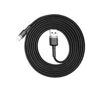 (Multicolor, Black Grey) Cavo di ricarica e sincronizzazione dati BASEUS serie Cafule da 2 m per iPhone X, 8 e 8 Plus.