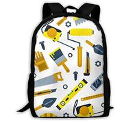 Multicolor Daypack Work Shop Different Rucksack Impermeabile Zaino Per Le Scuole Per Idea Regalo, Scuola, Adulti, 42X32X14Cm