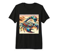 Multicolor Scorpion in The Desert Maglietta Premium