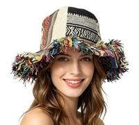 Multicolor Sun Hat - Shapeable Brim Bucket Hat | Outdoor UV Protection Accessory | Wool Material, Lightweight, for Beach Camping Fishing Hiking Picnic, Streetwear Fashion, Women Men
