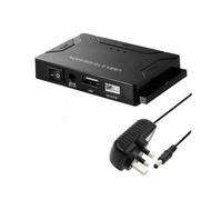 (Multicolor, UK Plug) Adattatore convertitore da disco rigido USB 3.0 a SATA IDE con interruttore di alimentazione multifunzione Easy Drive