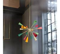 Multicolore 16 Bracci Sputnik Classico Lampadario Finitura Opaca Luce Italiano