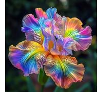 Multicolore ad alto rendimento. Grande colorato, molto esclusivo, facile da pulire, resistente all'inverno, facile da coltivare, bello e grande, 15 cipolle B