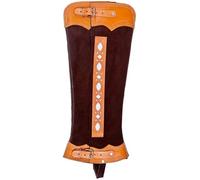 Multicolore Cavaliere Gamba Armatura Uomo Ricamato E Cavalcato Equitazione Leg Cover Accessori Abbigliamento