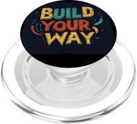 Multicolore Costruisci la tua strada per ragazzi e ragazze PopSockets PopGrip per MagSafe