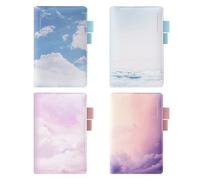 Multicolore Notebook A6 PU Blu per Cielo Cloud Manuale Personale Diario Agenda D