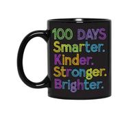 Multicolore Tazze da Caffè 100 Days of School Smarter 100th Days Of School Boysns Tazza Da Caffe con manico Ceramica Mugs per papà ufficio 330ml