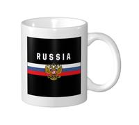 Multicolore Tazze da Tè Russia Flag Russian Flags Tazza Da Caffe moderne Tazzine da caffè per lavoro Uomo 330ml