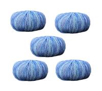Multicolore Yarn 10x10x7cm | Cotton Multi Color Yarn | 5X Soft YarnCakes For Crocheting, Hand Dyed YarnFor Sweater Scarf Shawl, Knitting And Crochet Supplies