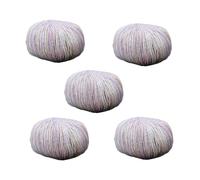 Multicolore Yarn 10x10x7cm | Cotton Multi Color Yarn | 5X Soft YarnCakes For Crocheting, Hand Dyed YarnFor Sweater Scarf Shawl, Knitting And Crochet Supplies