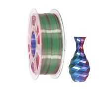 Multicolored 3D Printer Filament - Silky Gradient Printing Material For Multifunctional Use, Strong Adhesion & - Compatible with ABS, PLA, Models & Creative Projects